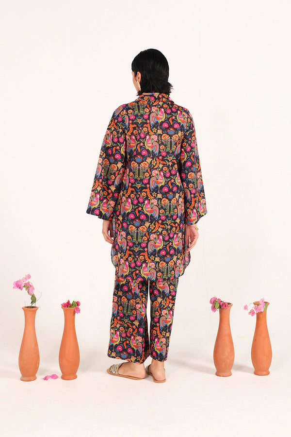 Rooster Folk Flair Co-Ord Set