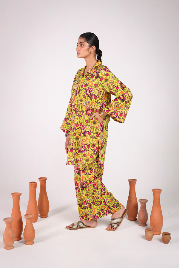 Rooster Folk Flair Co-Ord Set