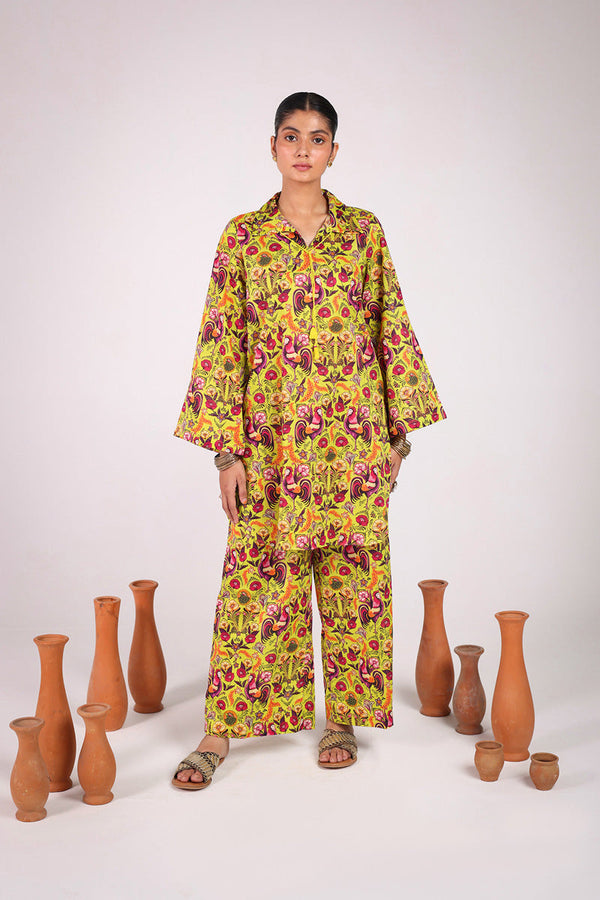 Rooster Folk Flair Co-Ord Set