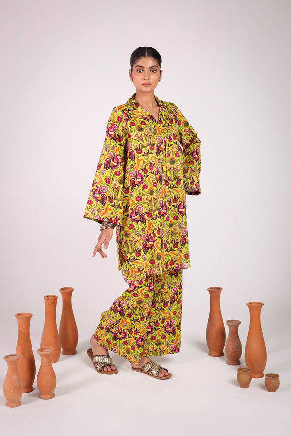 Rooster Folk Flair Co-Ord Set