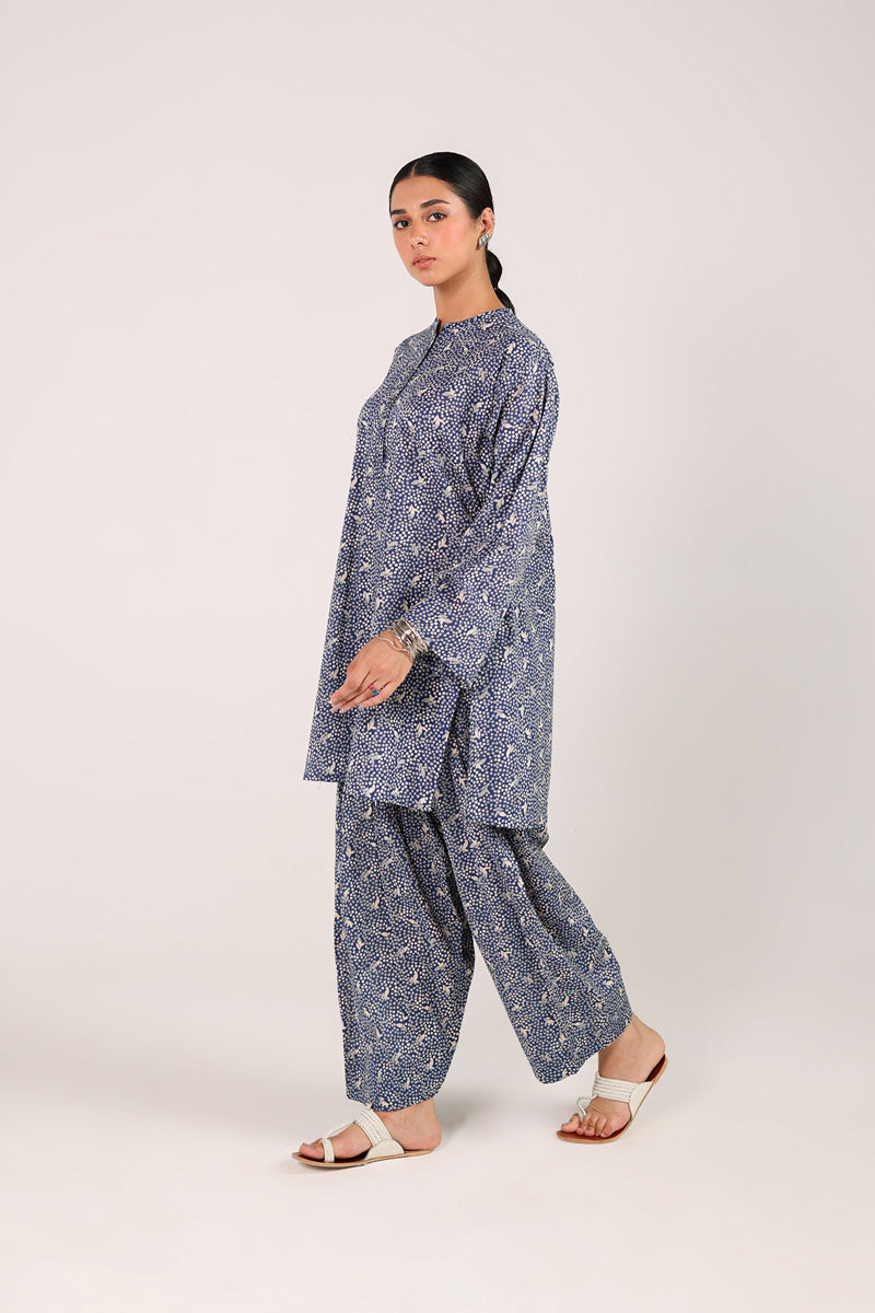 Buttoned Gul E Aqs 2 Piece