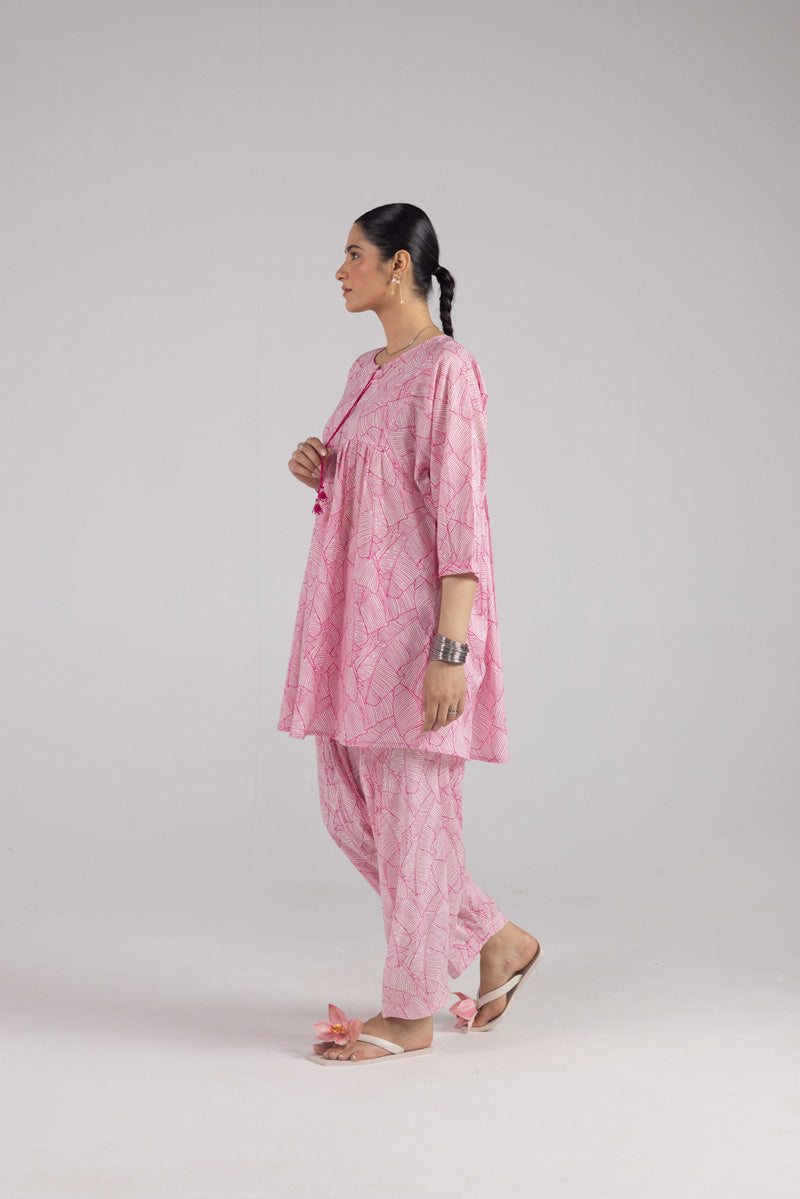 Flared Printed Dual-Set