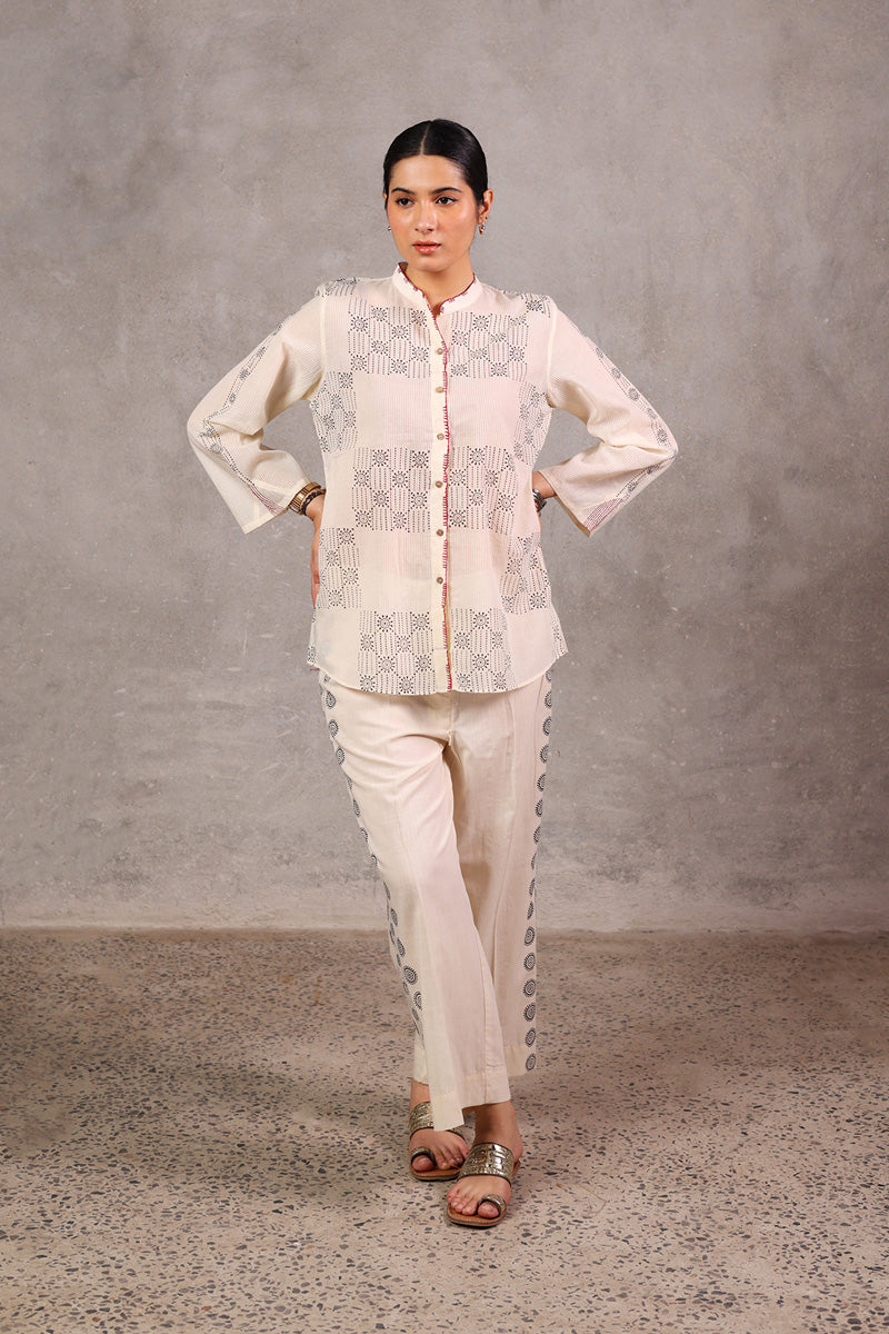 Chambeli Block-Tale Co-Ord Set