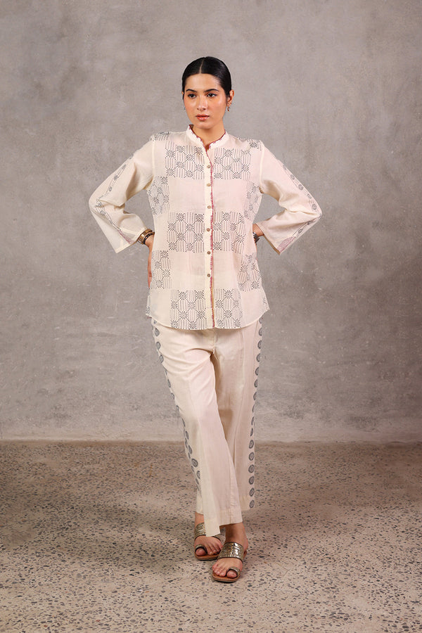 Chambeli Block-Tale Co-Ord Set