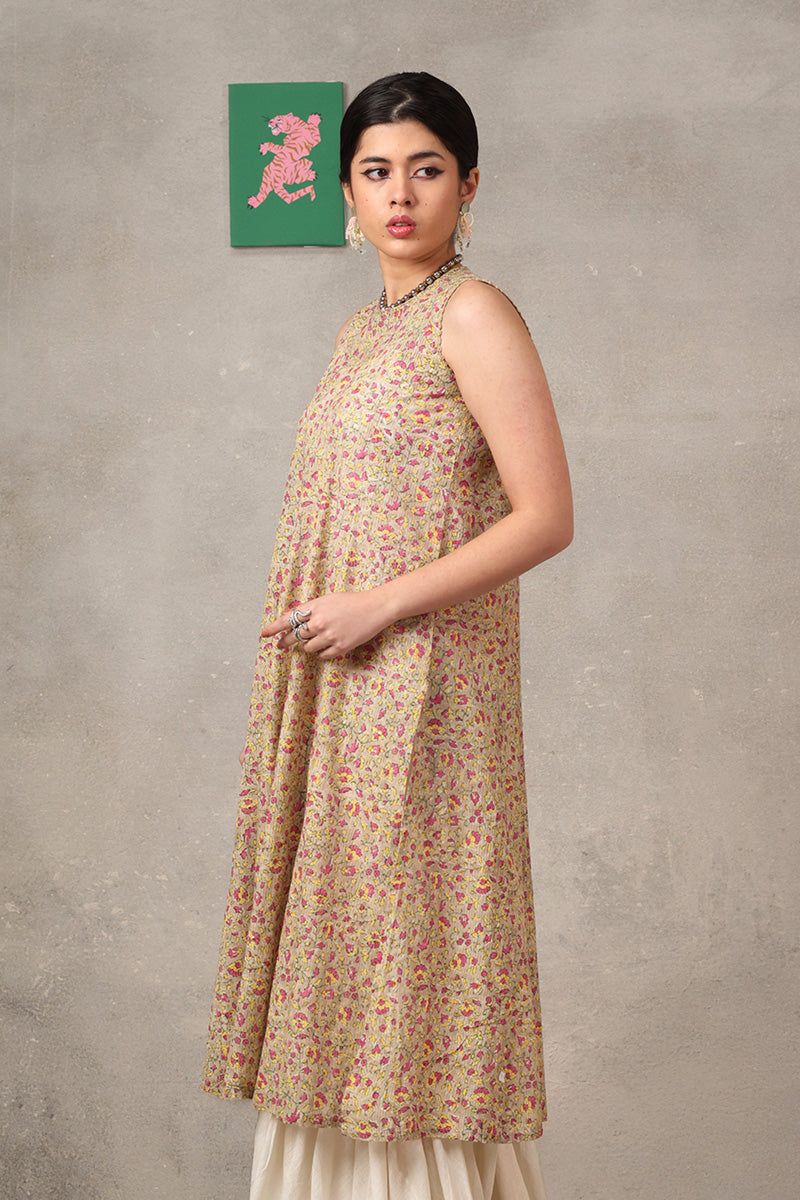 Chambeli Block-Printed Kurta