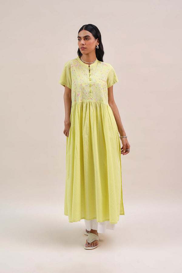 Embroidered Faras Dress