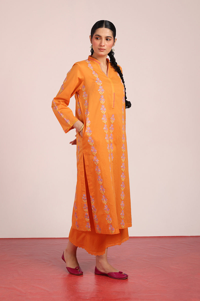 Traditional Block printed Ferozan Duo