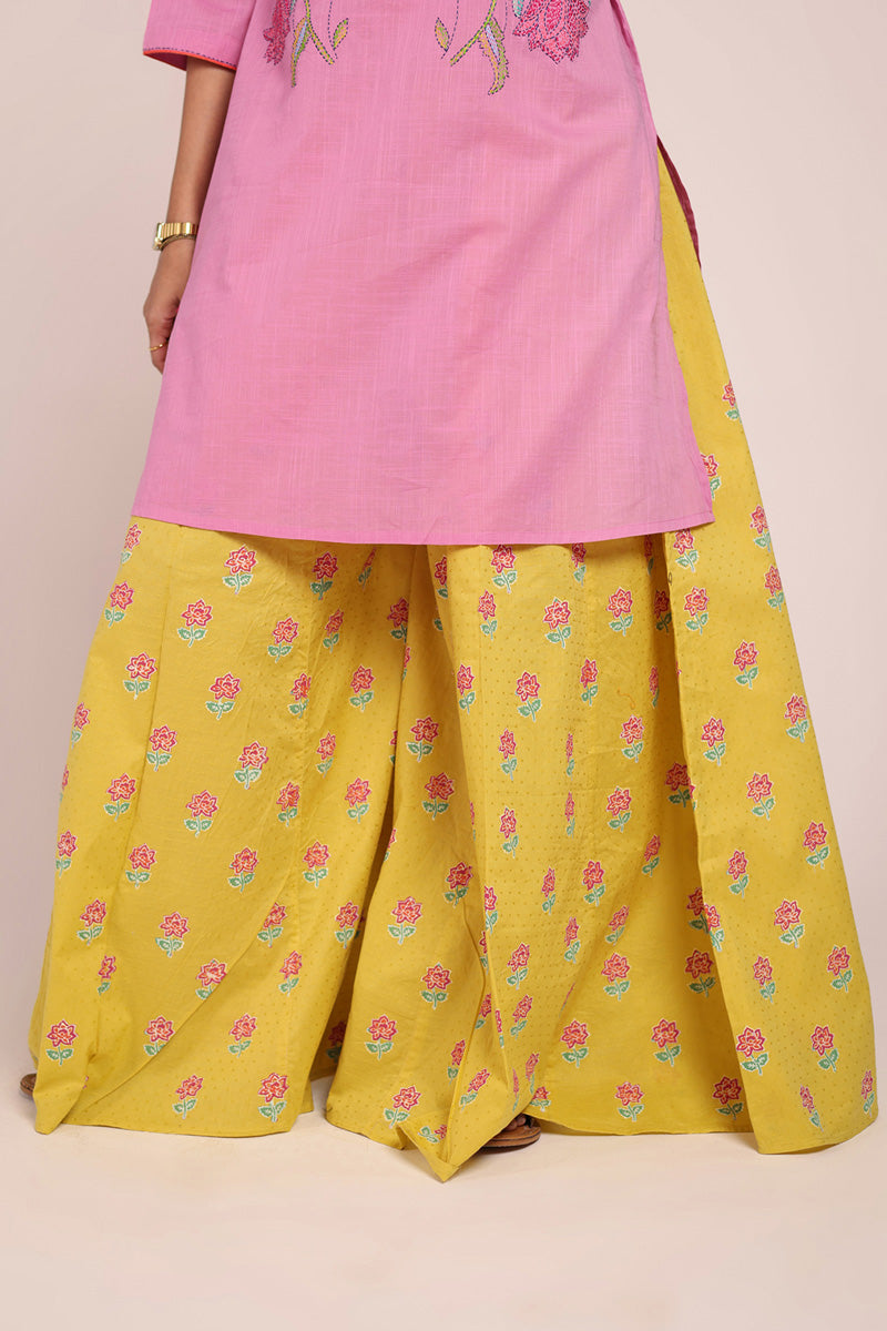 Block Printed Ferozan Bottoms