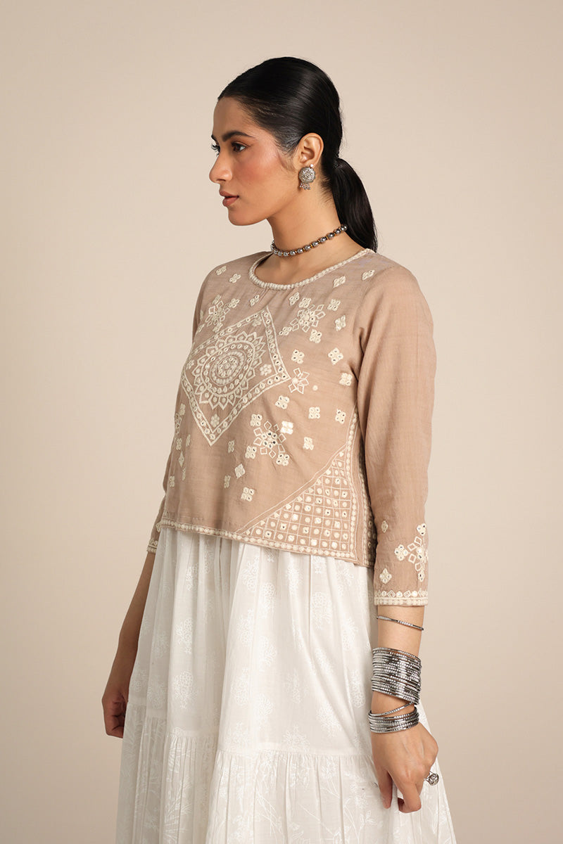 Aina Embroidered Top