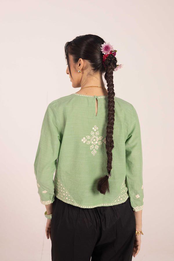 Aina Embroidered Top