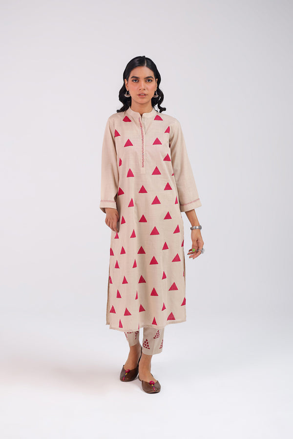 Block-Printed African Charm Duo