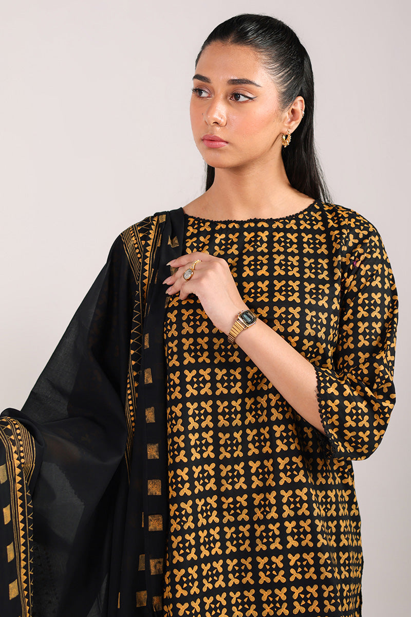 African Charm Block Baat 3 Piece Suit