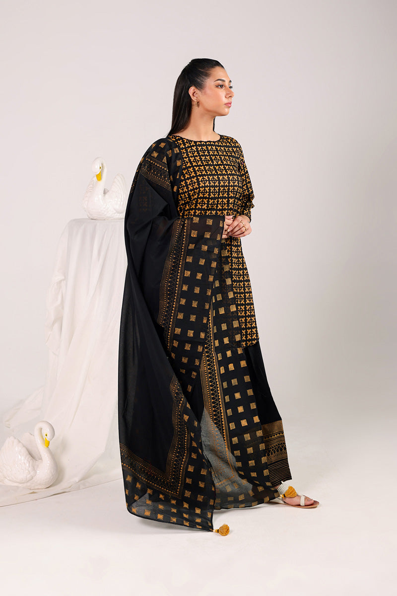 African Charm Block Baat 3 Piece Suit