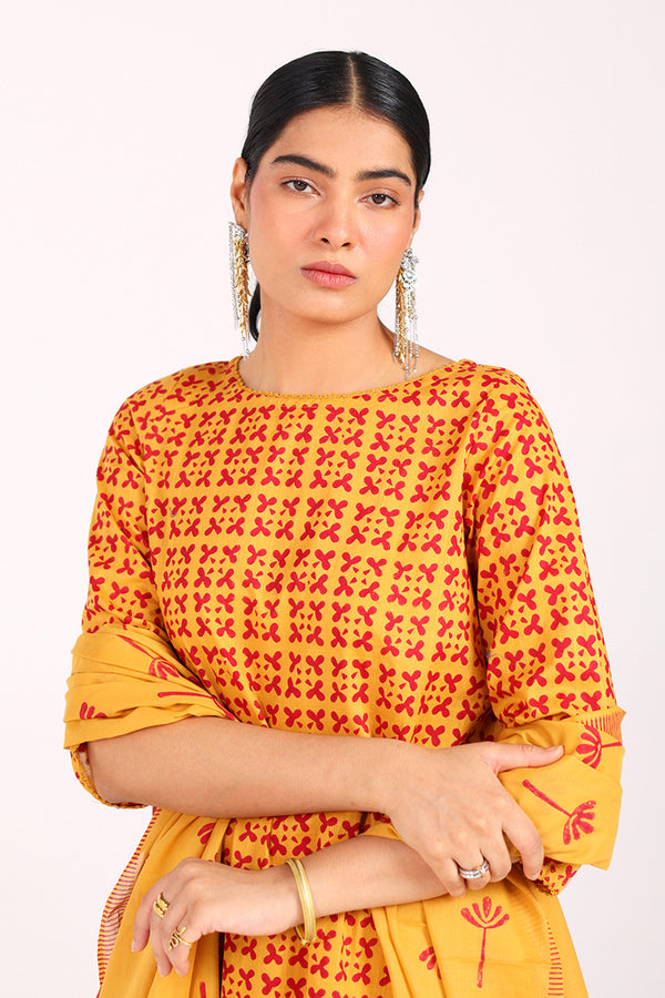African Charm Block Baat 3 Piece Suit