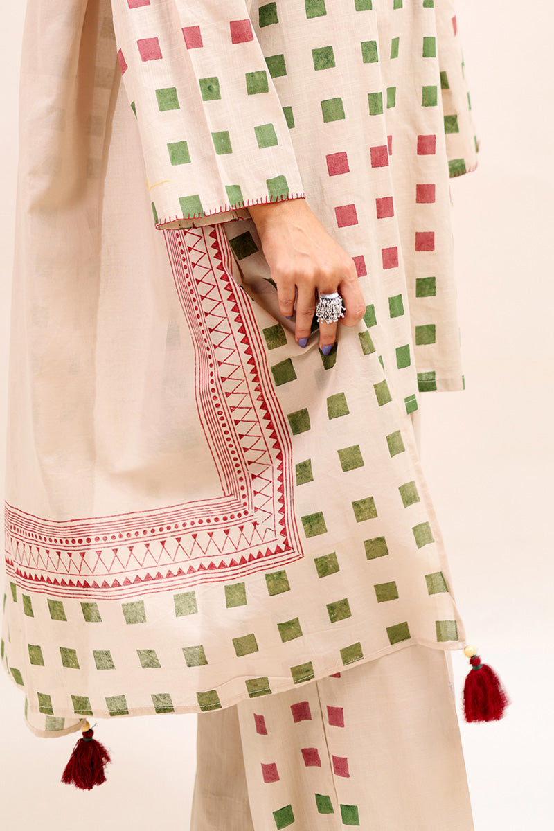 African Charm Block-Printed Trio Set
