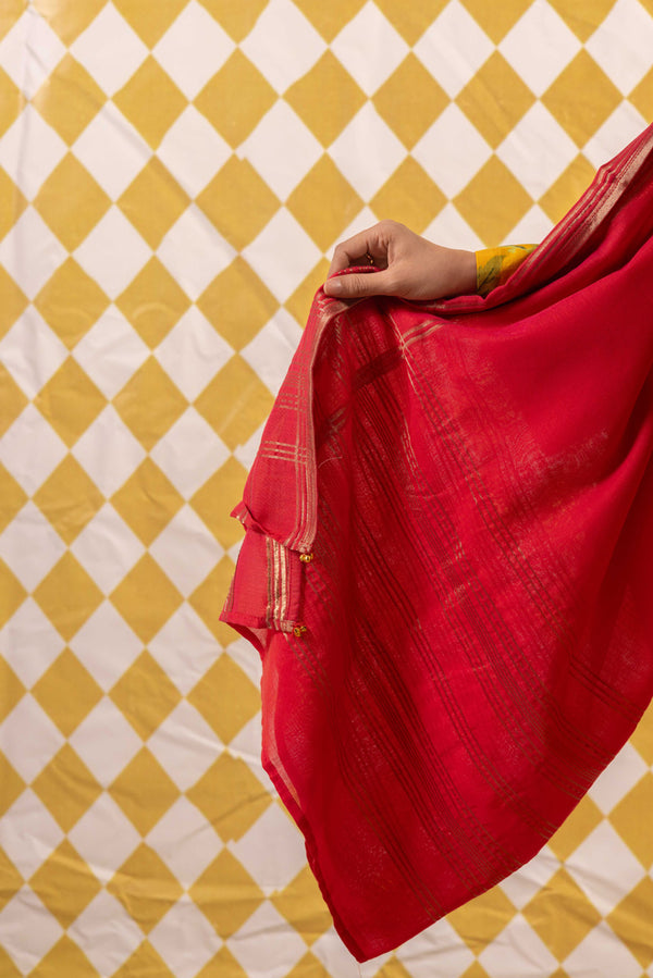 Zareen Beaded Blush Dupatta