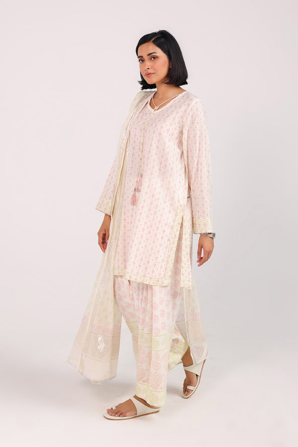 Anarkali Block Grace 3 Piece Suit