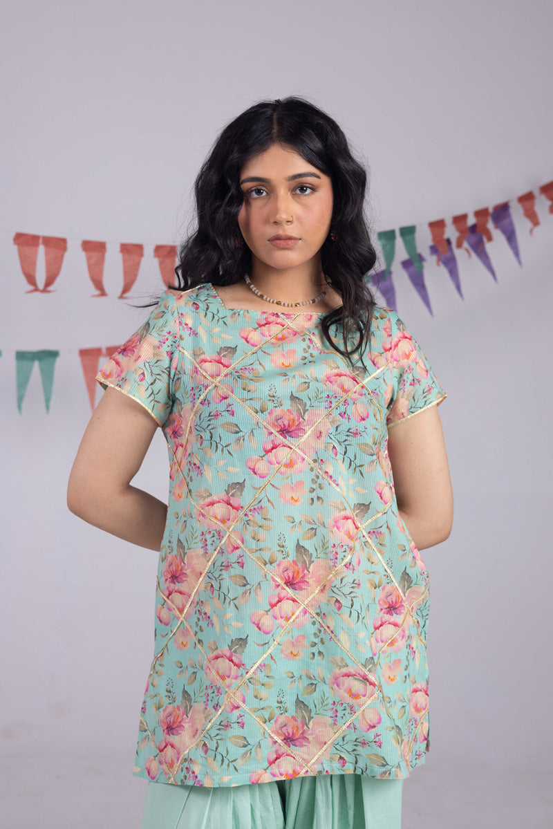 Khushbu Gota Gleam Set