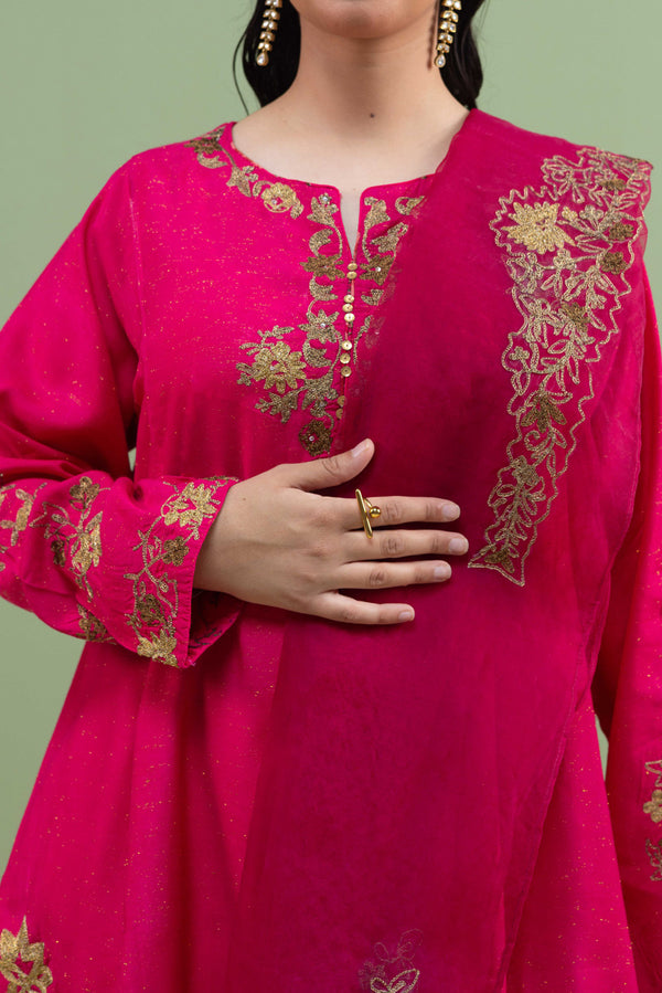 Hues of Red Opulent 3-Piece Suit