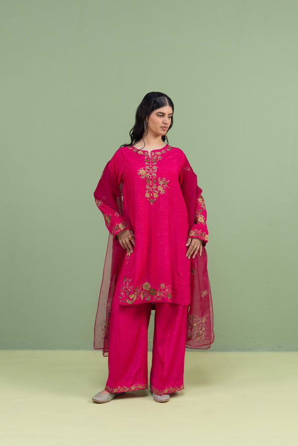 Hues of Red Opulent 3-Piece Suit