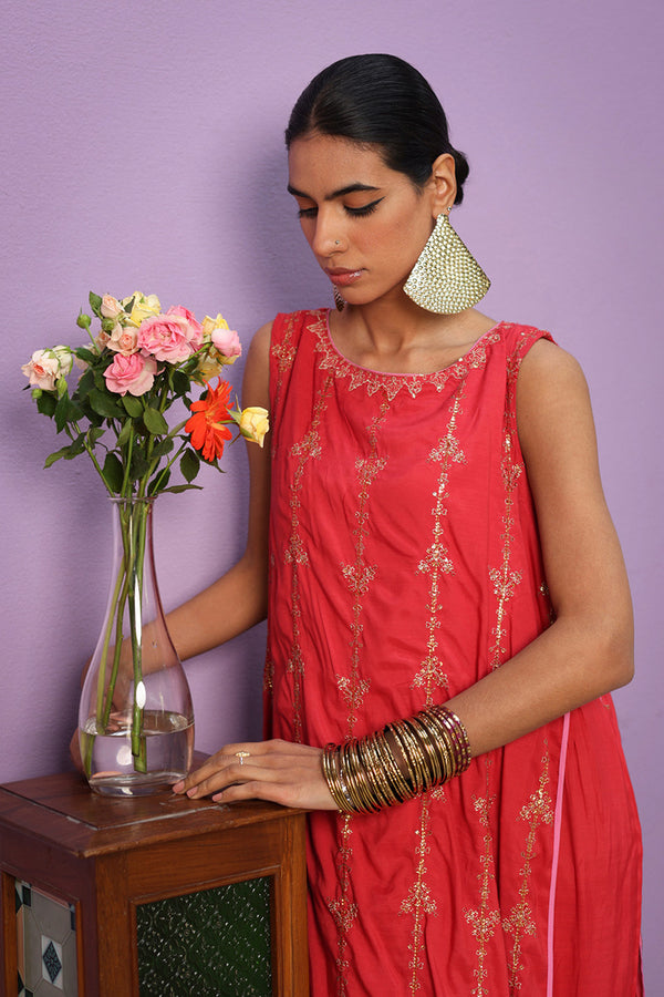 Gulastari Sheen Kurta
