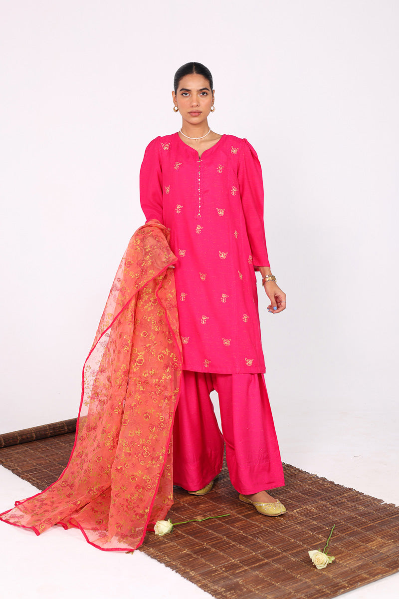 Hues of Red Regal 3 Piece Suit
