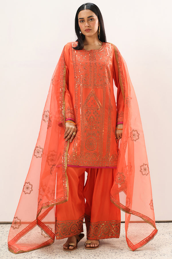 Silver Sequin 3-Piece Ensemble