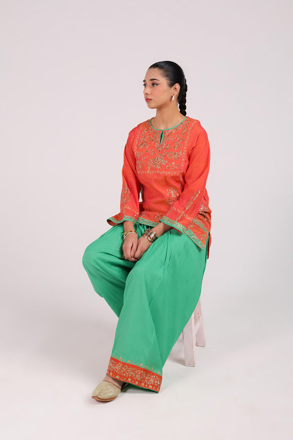 Shoukh Rang Zardozi Set