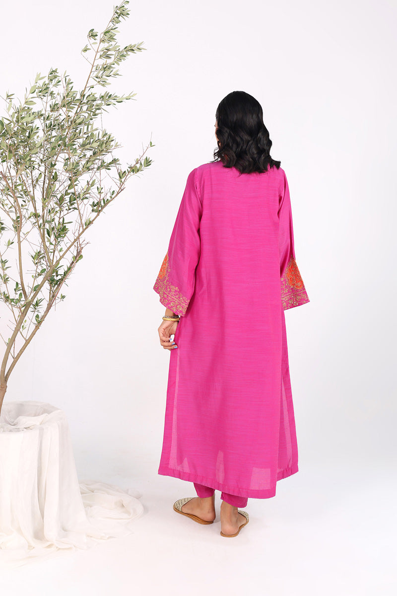 Shoukh Rang Gleaming Threads Ensemble
