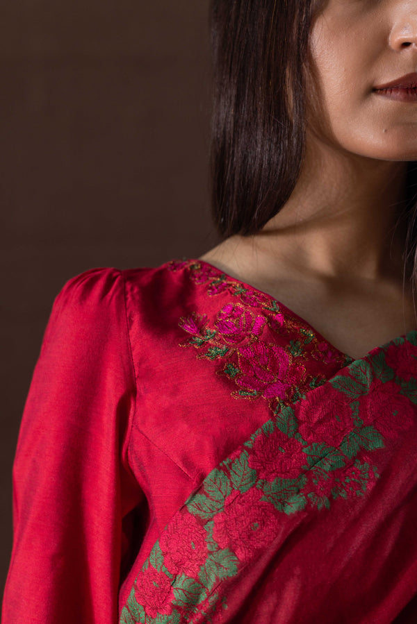 Golden Rose Opulent Saree