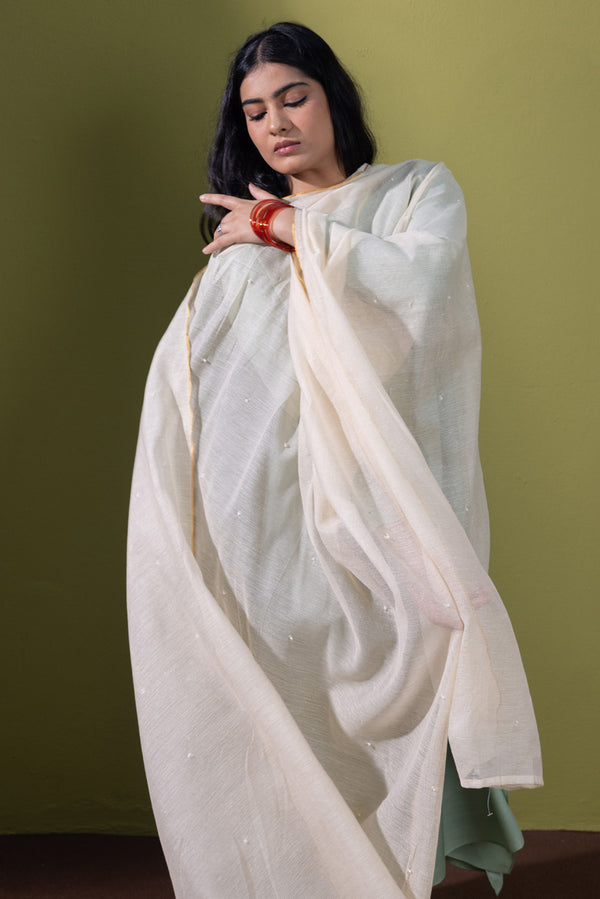 Pearl Whisper Dupatta