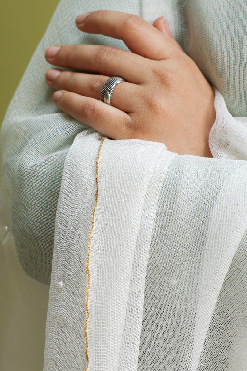 Pearl Whisper Dupatta