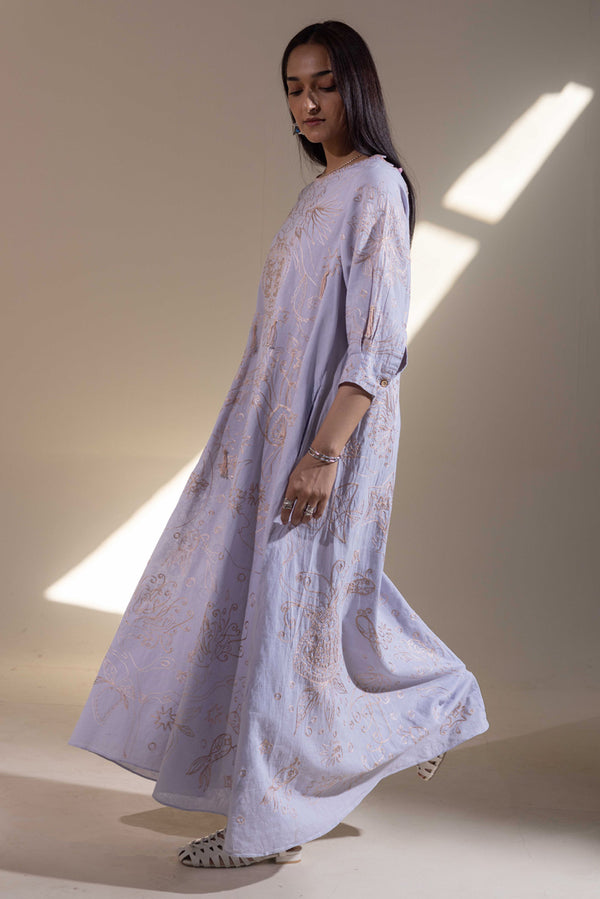 Starry Knots Aari-Embroidered Dress