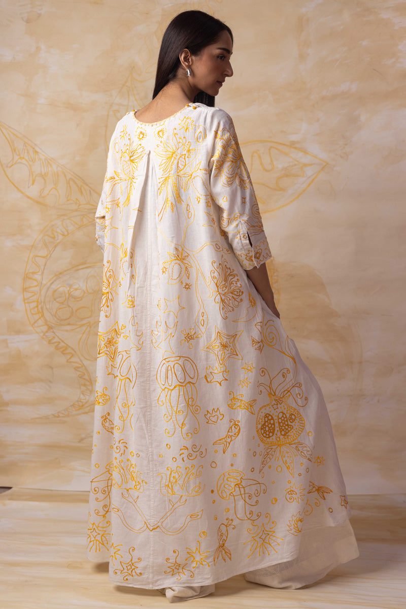 Starry Knots Aari-Embroidered Dress