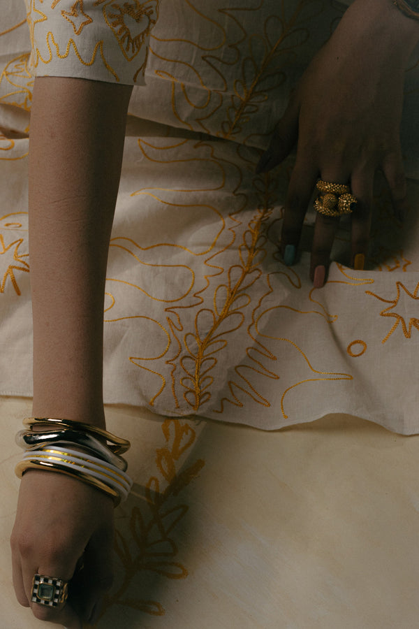 Starry Knots Aari-Embroidered Dress