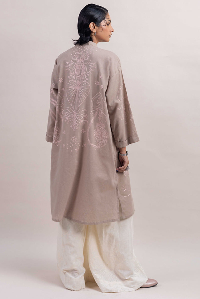 Mirchi Heart Embroidered Shirt