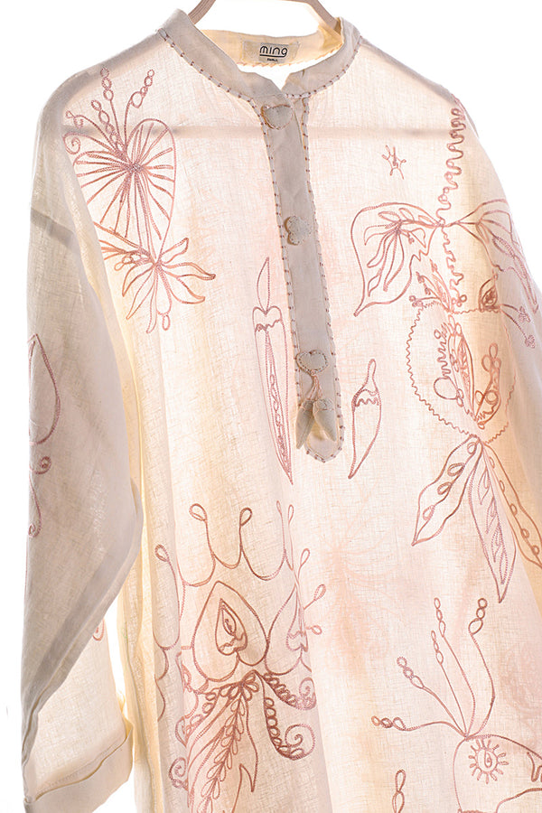 Mirchi Heart Embroidered Shirt