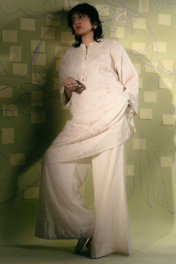 Mirchi Heart Embroidered Shirt