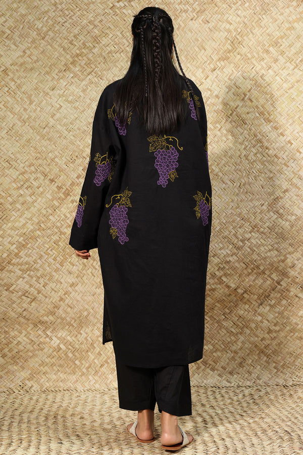 Embroidered Baddie Kurta