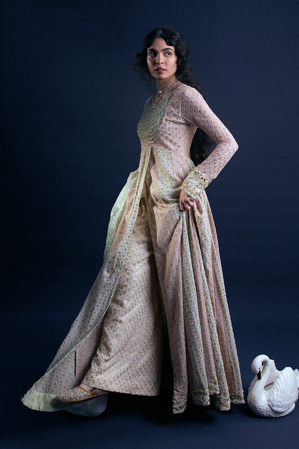 Zar-e-Nur Anarkali Set