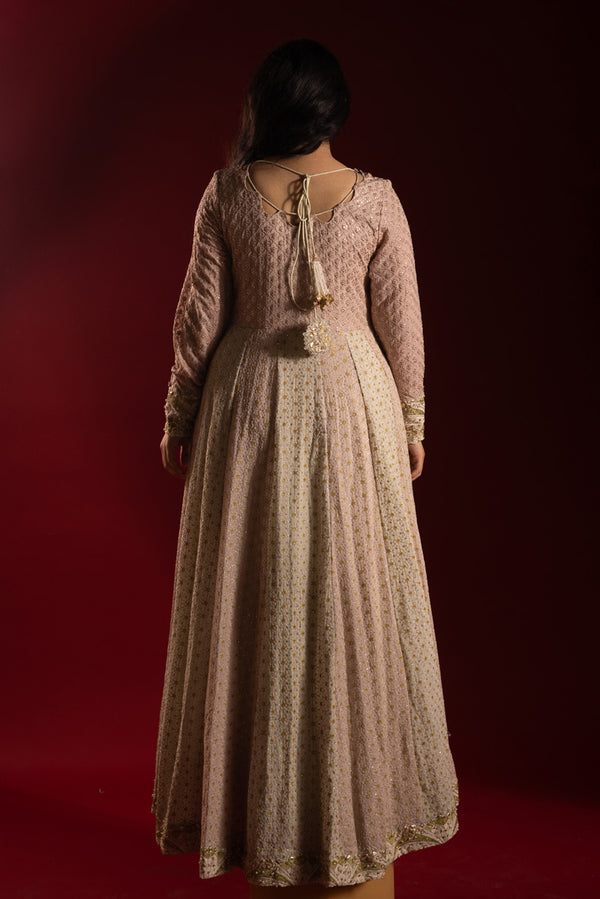 Zar-e-Nur Anarkali Set