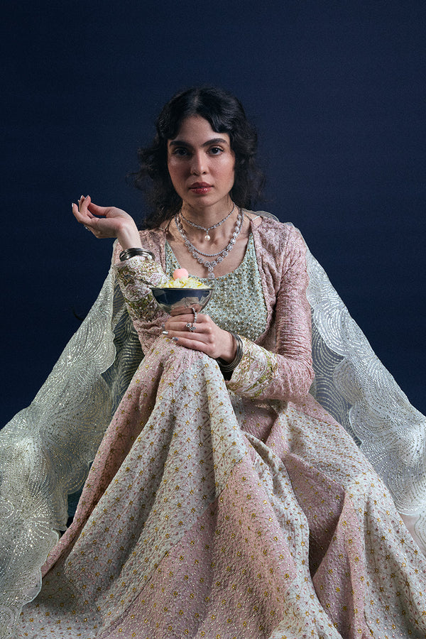 Zar-e-Nur Anarkali Set