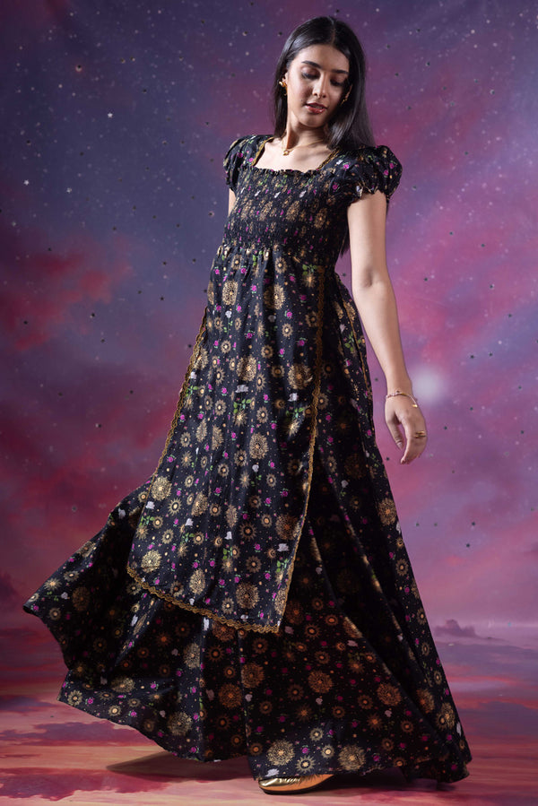 Raazi Ronak Smocked Dress