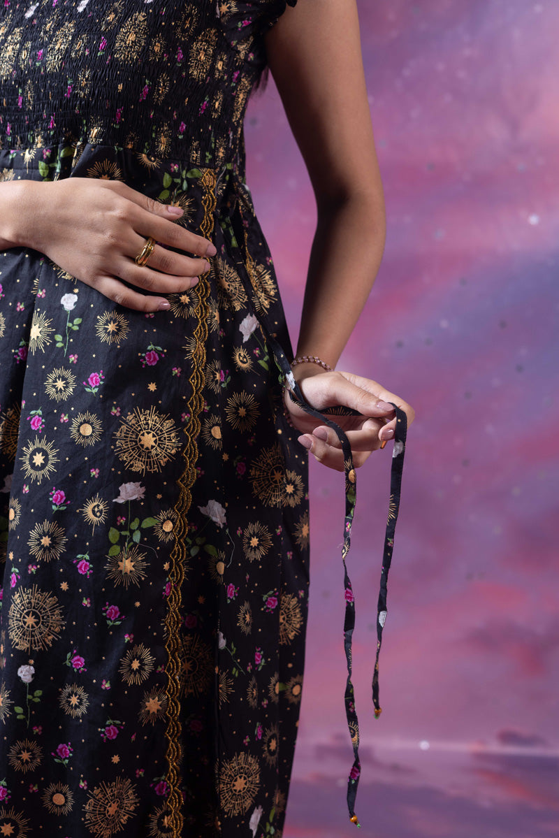 Raazi Ronak Smocked Dress
