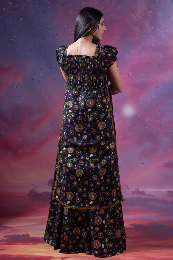 Raazi Ronak Smocked Dress