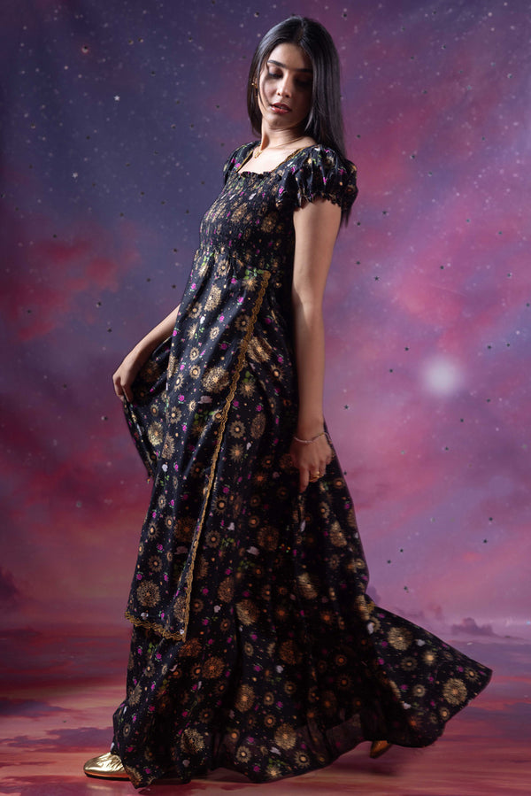 Raazi Ronak Smocked Dress