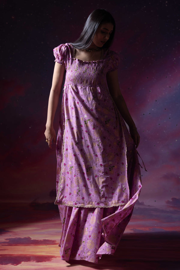 Raazi Ronak Smocked Dress