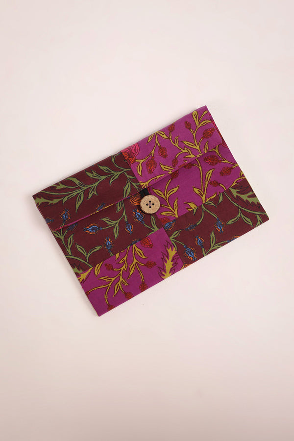 Patchwork Buttoned NoteBook