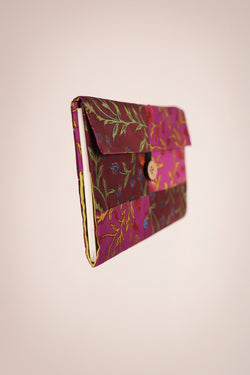Patchwork Buttoned NoteBook