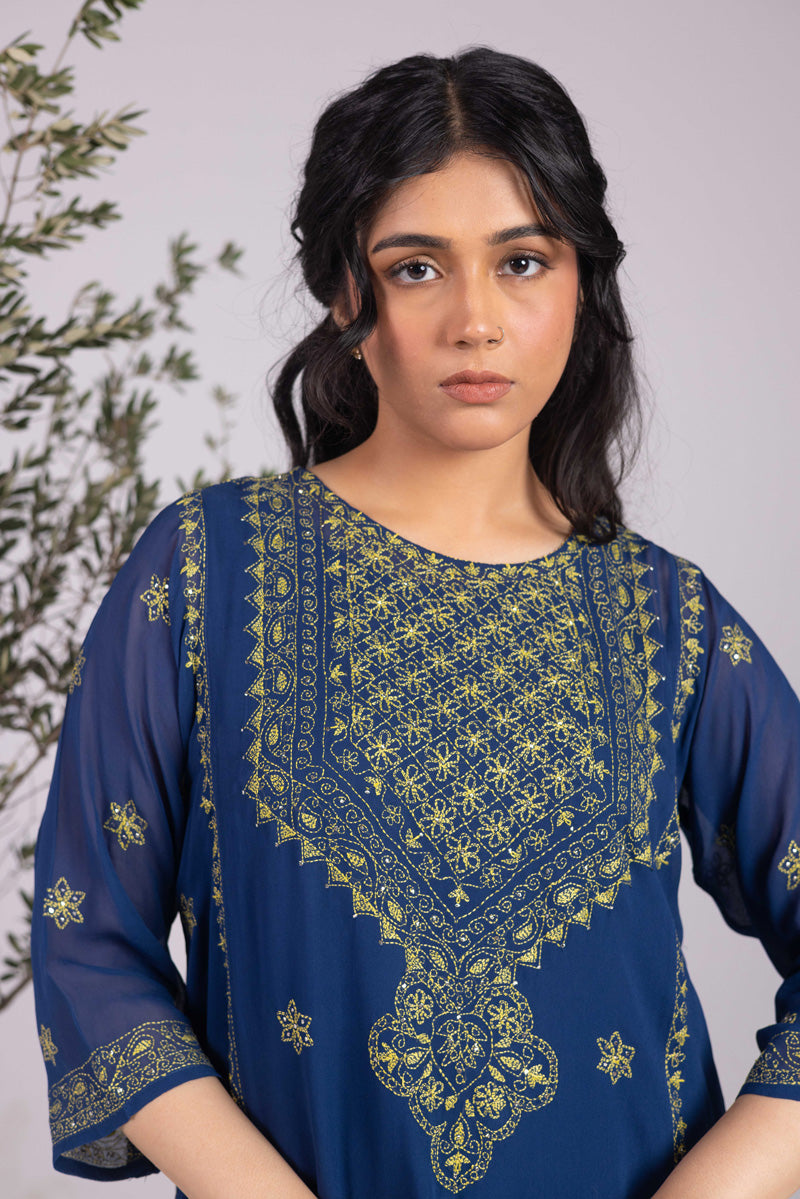 Boho Beet Hand-Embroidered Duo